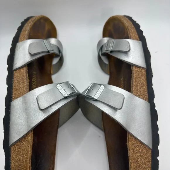 Birkenstock Silver Strap Women's Sandals - Picture 3 of 8